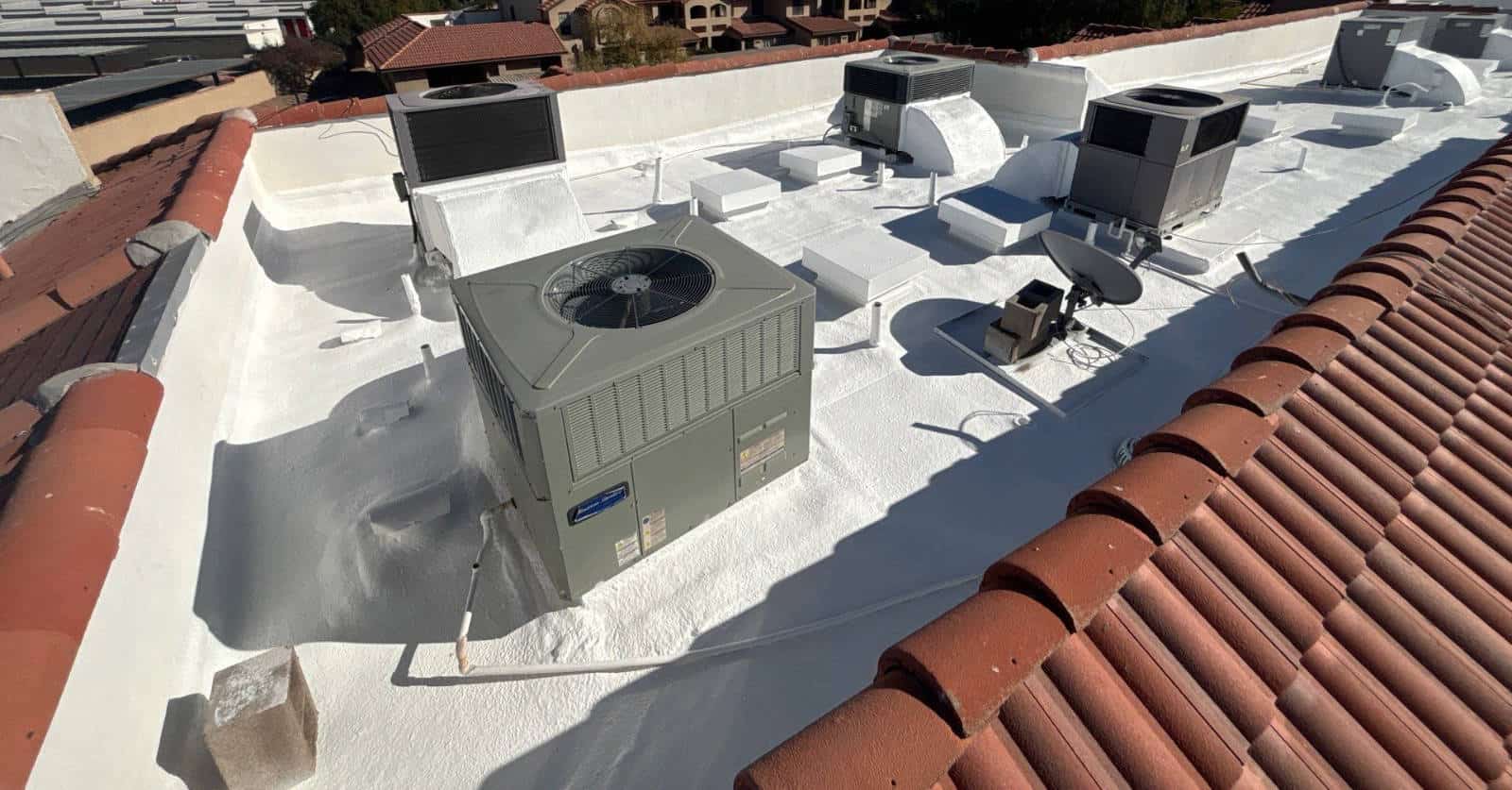 Multi-family reroof done by Icon Roofing